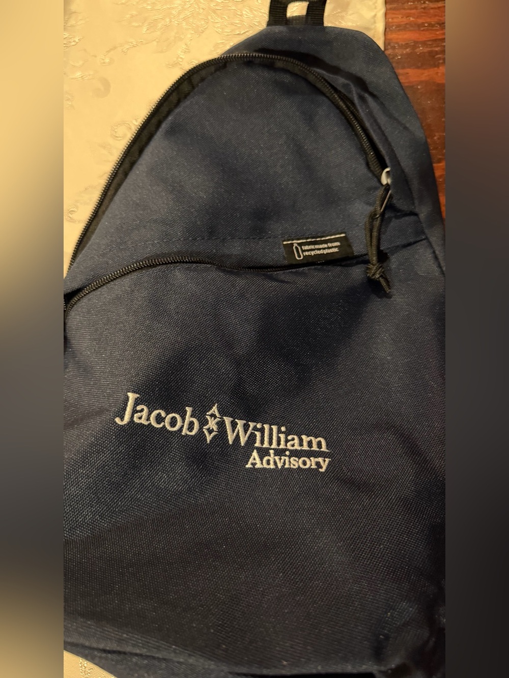 Navy crossbody Backpack with Front Pocket
